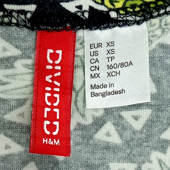 Divided by H&M Women's XS Mini Tank Dress Pineapple Pattern - Picture 8 of 9